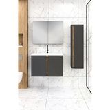 80 Cm Lavina Banyo Dolabı + 30 Cm Lavina Boy Dolabı