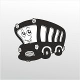 80 cm Minibüs Folyo Sticker