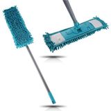 80 cm Mop Seti, Tutucu ve Sap ile Kuru, Islak ve Nemli Temizlik Için Ideal - Altın - Seçenek 1