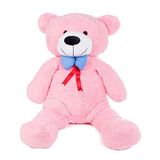 80 cm Papyonlu Sevimli Peluş Şaşkın Ayı - Sevgiliye Özel Hediyelik Oyuncak - 3 Renk Seçeneği İle (Kahve)