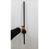 80 cm Pilli Siyah Kasa Sarı Işık Banyo Duvar Ayna Tablo Aydınlatma Çubuk LED Aplik Pil Hediyedir