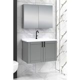 80 cm Riva Banyo Dolabı - Beyaz