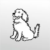 80 cm Sevimli Köpek Folyo Sticker