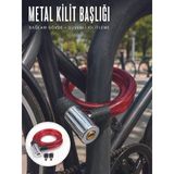 80 Cm Uzunluk Ile Pratik Kolay Kullanım Sunan Çelik Halat Kilidi