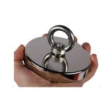 80 Mm Çapında Dev Neodyum Pot Mıknatıs Fishing Magnet Kanca Kurtarma Mıknatısı