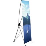 80 x 180 cm Prime x Banner Görsel Tutucu Mekanizma Metal Malzeme ile Hızlı Kurulum Sunum Ürünü