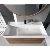 80 x 48 cm Ebatlarında Etajerli Turkuaz Seramik Lavabo