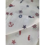 80 x 90 Unisex Bebek Battaniyesi – Deniz Temalı Müslin