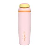 800 ML Tek Kapak Çift Kullanım Pipetli Rahat İçim Kulplu SUS304 Paslanmaz Çelik Termos -1107-800ML Pembe