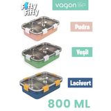 800 Ml Tek Kat 2 Bölme Lunch Box Yeni Nesil Sefer Tası-Fflbox50442