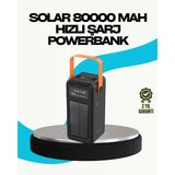 80000 Mah Güneş Enerjili Powerbank 4 Kablolu Type C Lightning Micro Usb Mir08941205
