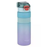 800ML Kaydırmaz Silikon Gövde Motivasyon Su Matarası