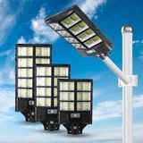 800W Güneş Enerjili Ultra Parlak LED Sokak Lambası/ Su Geçirmez, Sensörlü, Kumandalı - Çok Renkli
