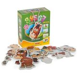 8018 Dıy Süper Renkli 5'i1 Kutuda Puzzle - Çiftlik / 3+4+5+6+7 Parça Puzzle