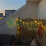 80CM Yükseklik x 250CM Genişlik Bambu Kamış Hasır Çit Dekoratif Bahçe Balkon ve Duvar Çiti Reed Fence