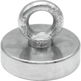 80MM Dev Deniz Mıknatısı - Fishing Magnet - Neodyum Daimi Çelik Mıknatıs - Halkalı Pot Mıkna - Çok Renkli