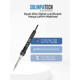 80W Dijital LCD Ekranlı Isı Ayarlı Kalem Havya Profesyonel Kullanım Lehim Makinası