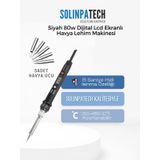 80W LCD Isı Ayarlı Profesyonel Kalem Havya ve 5 Kaliteli Yedek Uç Seti Hassas Lehimleme Çözümü