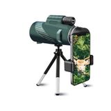 80x100 Hd Zoom Tek Göz Monoküler Teleskop Taşınabilir Dürbün Yeşil