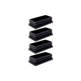 80x120 Mm Plastik Dikdörtgen İçe Geçme Profil Tapası (kutu) (4 Adet)