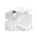 80x120 Şeffaf Pvc Masa Örtüsü 2,5 Mm Masa Koruyucu Saydam Renk Masa Sehpa Için Kolay Temizlik