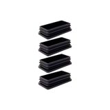 80X120Mm Plastik Dikdörtgen Içe Geçme Profil Tapası Kutu 4 Adet