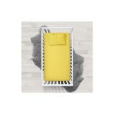 80X130 Lastikli Ranforce Bebek Çarşaf Takımı - Sarı - 100 x 100 cm