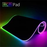 80X30CM Büyük Boy Xxl Resimli Desenli Mousepad Rgb LED Işıklı Gaming Gamer Oyuncu Mouse Pad - standart