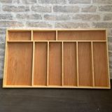 80X45 cm Ayfiwood Ahşap Kaşıklık Çekmece Içi Kepçe Maşa ve Servis Gereçleri Düzenleyici Organizer - 80 x 45 cm
