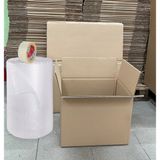 80X50X50 cm 5'li Taşıma Seti,5mt Naylon Pat Pat 1 Adet Selobant, Boş Koli, Karton Kutu