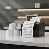80X60 Mt Termal Pos Rulosu (50 Adet) - Yüksek Kaliteli Adisyon Fişi