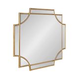 80x80 Asimetrik Duvar Dekor Aynası/Duvar Aynası/Konsol Aynası/Estetik Ayna Gold 80 x 80