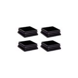 80x80 mm Plastik Kare Içe Geçme Profil Tapası (Kutu) (4 Adet)