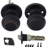 8101403 Klasik Geçiş Kapı Tokmağı, Yağlı Boya Bronz