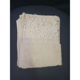82X47CM Güpürlü Havlu Açık Kahve %100 Bambu Yerli 1 Adet - 47 x 80 cm