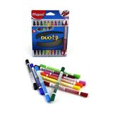 849010 Color Peps Duo 10 Renk Keçeli Kalem - 01-Siyah