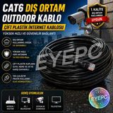 85 Mt 85 Metre Internet Kablosu Cat6 Ket 6 Dış Ortam Kalın Dayanıklı
