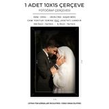 857 Tasarım 1 Adet 10x15 Siyah Çerçeve - 10x15 Ahşap (Mdf) Çerçeve - Mini Fotoğraf Çerçevesi - Pvcli Çerçeve