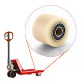 85X70x20 Mm Transpalet Tekeri Rpr Rulmanlı Bilyalı Beyaz Tekerlek Palet Taşıma Arabası Tekeri
