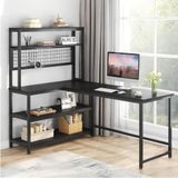 8909 140 cm Çalışma Masası Bilgisayar Masası Ofis Masası Ders Laptop Masası Siyah
