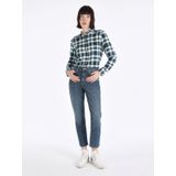 891 Maya Slim Fit Normal Bel Daralan Paça Mavi Kadın Pantolon Cl1065436