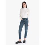 896 Maria Mom Fit Yüksek Bel Daralan Paça Mavi Kadın Pantolon Cl1066401