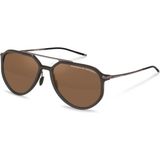 8990 D 59 Porsche Design Polarize Erkek Güneş Gözlüğü - Gri