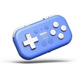 8Bitdo Micro Bluetooth Gamepad Pocket-sized Mini Controller for Switch, Android, and Raspberry Pi, Supports Keyboard Mode (Blue)