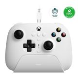 8Bitdo Ultimate 3-Mode Controller, Hall Effect Joysticks, Pro Back Buttons, Wired Only for Xbox Series X|S & Xbox One, Compatibility with Apple, Windows & Android, Officially Licensed (White)