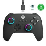 8Bitdo Ultimate C Kablolu Kumanda, Xbox, RGB Lighting Fire Ring and Hall Effect Joysticks, Xbox Series X|S, Xbox One, Windows 10/11 ile Uyumlu - Resmi Lisanslı (Koyu Gri)