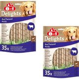 8in1 2x190 gr Delights Köpekler Için Biftekli Ödül Çubuğu