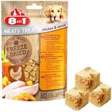 8in1 50 gr Köpek Dondurularak Kurutulmuş Tavuklu ve Havuçlu Ödül