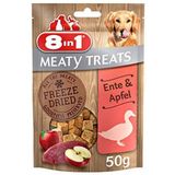 8in1 50 gr Meaty Treats Freeze Dried Ördekli Elmalı Köpek Ödülü