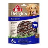 8in1 6'lı Smart Delights Beef Spirals Biftekli Burgu Köpek Ödülü